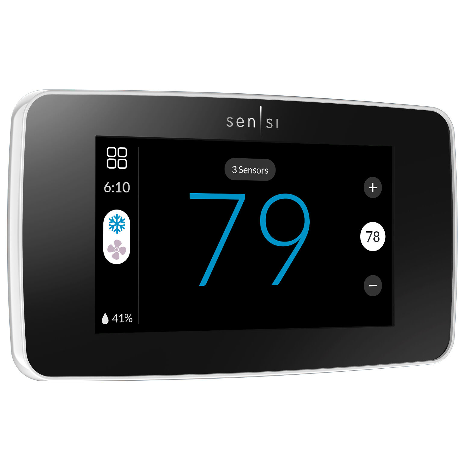 Sensi Touch 2 smart thermostat Black | Duke Energy Online Savings