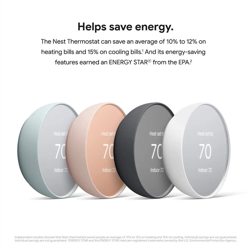 Google Nest Thermostat Charcoal